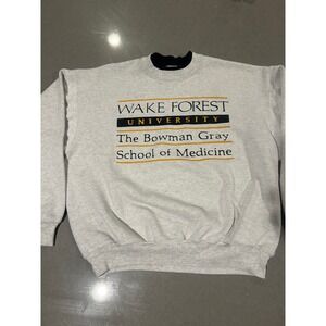 Wake Forest University Bowman Gray School of Medicine Sweatshirt Mens Medium